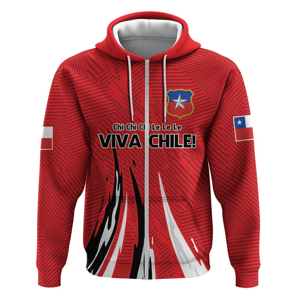 Chile Football Custom Hoodie Chi Chi Chi Le Le Le Viva Chile LT9