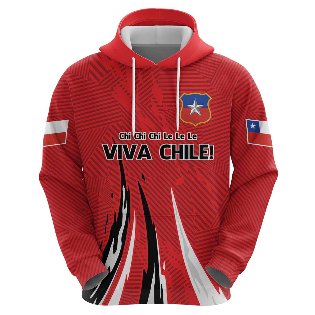 Chile Football Custom Hoodie Chi Chi Chi Le Le Le Viva Chile LT9