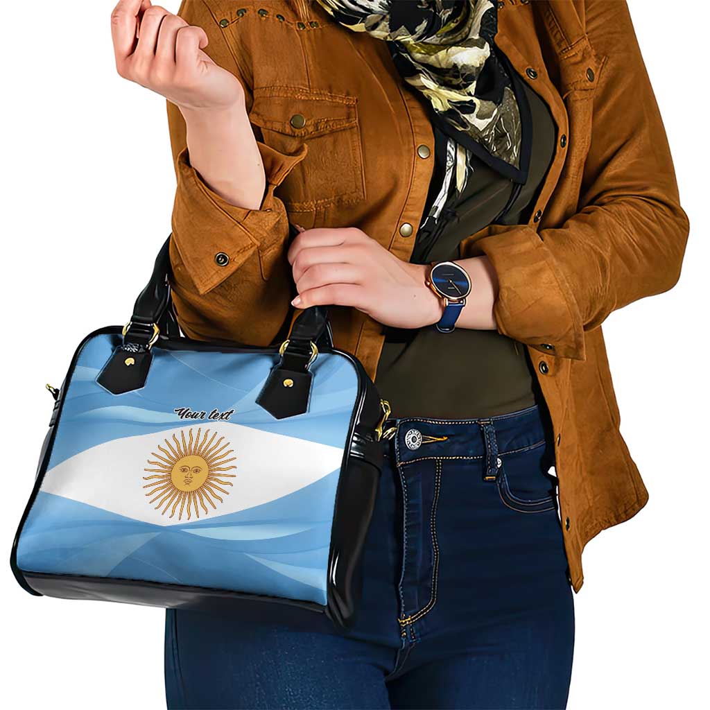 Argentina Flag Day Personalized Shoulder Handbag Simple Sol de Mayo LT9
