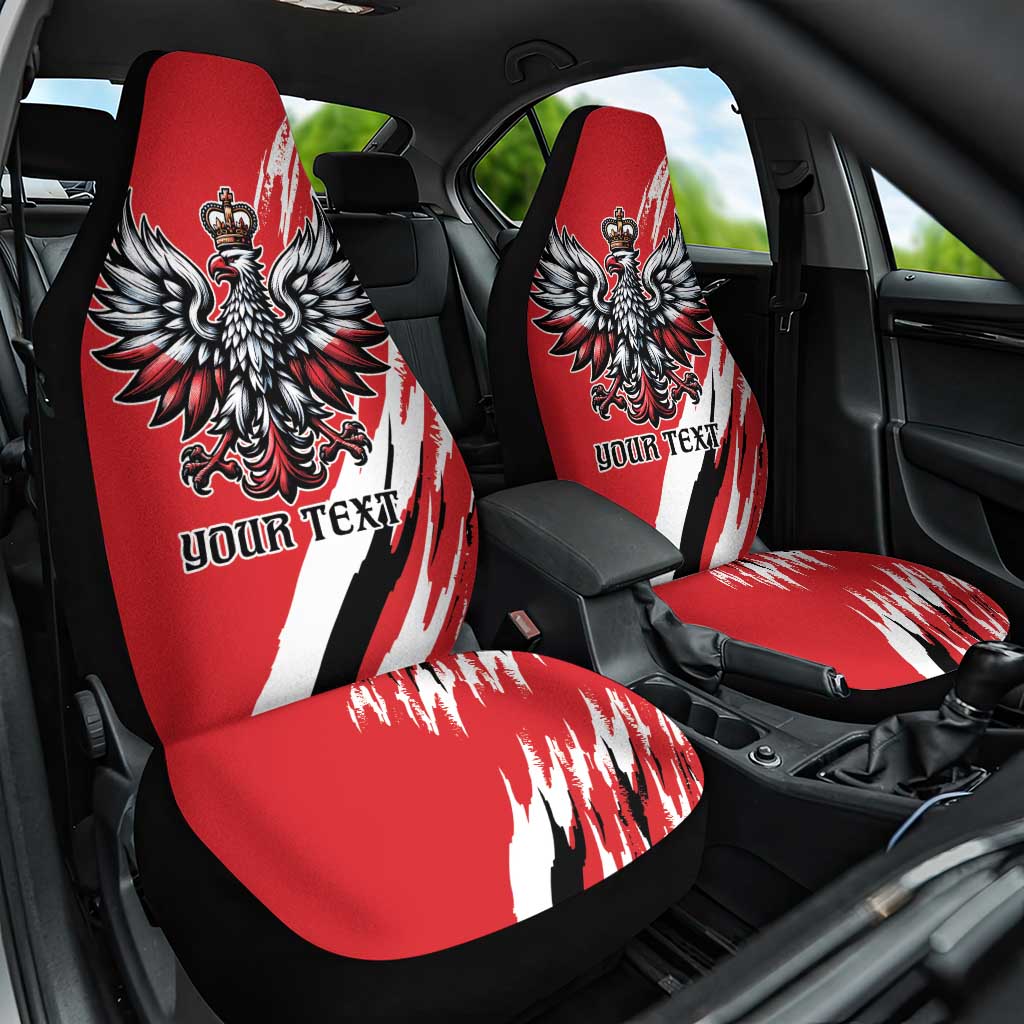 Poland National Flag Day Personalized Car Seat Cover Polsk Eagle Simple Style LT9