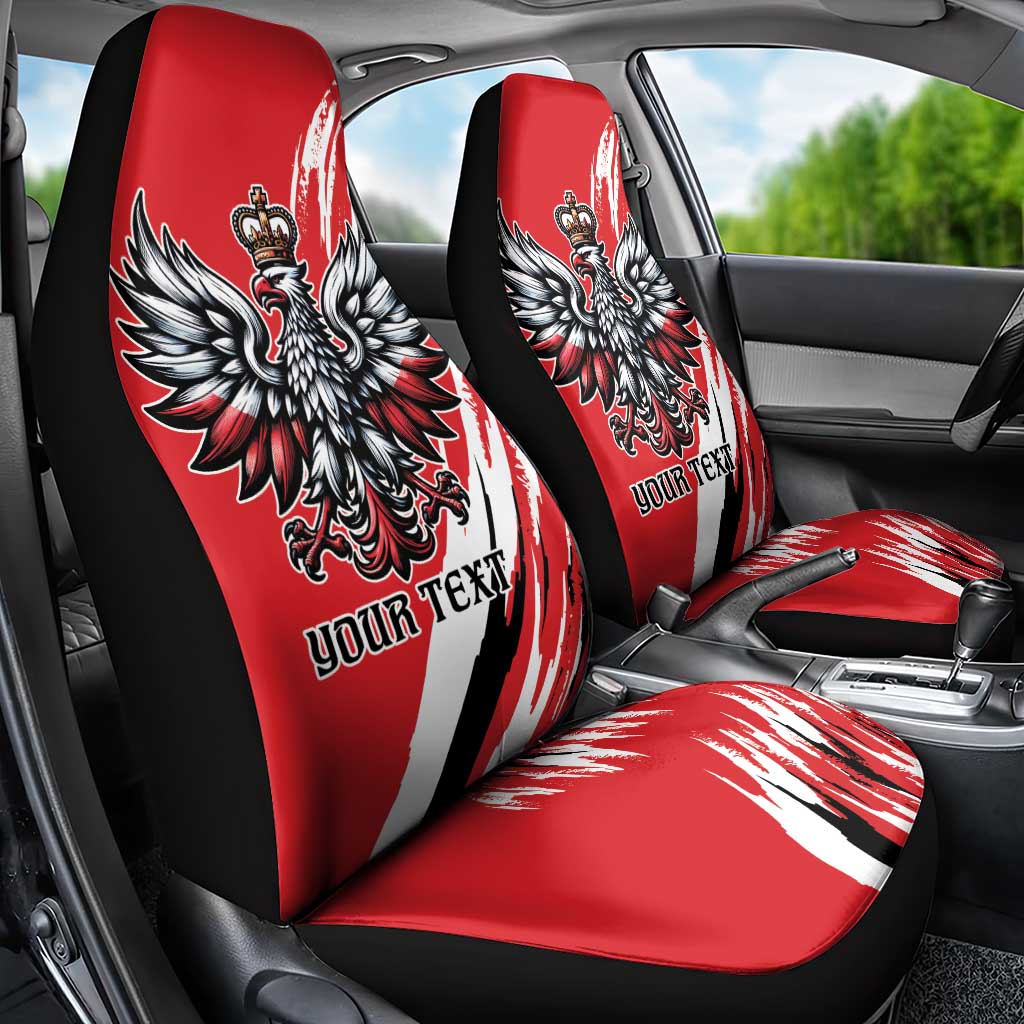 Poland National Flag Day Personalized Car Seat Cover Polsk Eagle Simple Style LT9