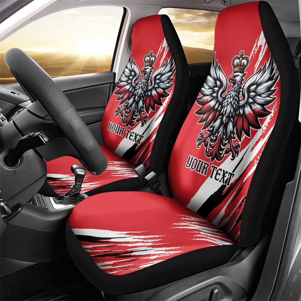 Poland National Flag Day Personalized Car Seat Cover Polsk Eagle Simple Style LT9