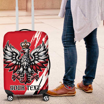 Poland National Flag Day Personalized Luggage Cover Polsk Eagle Simple Style LT9