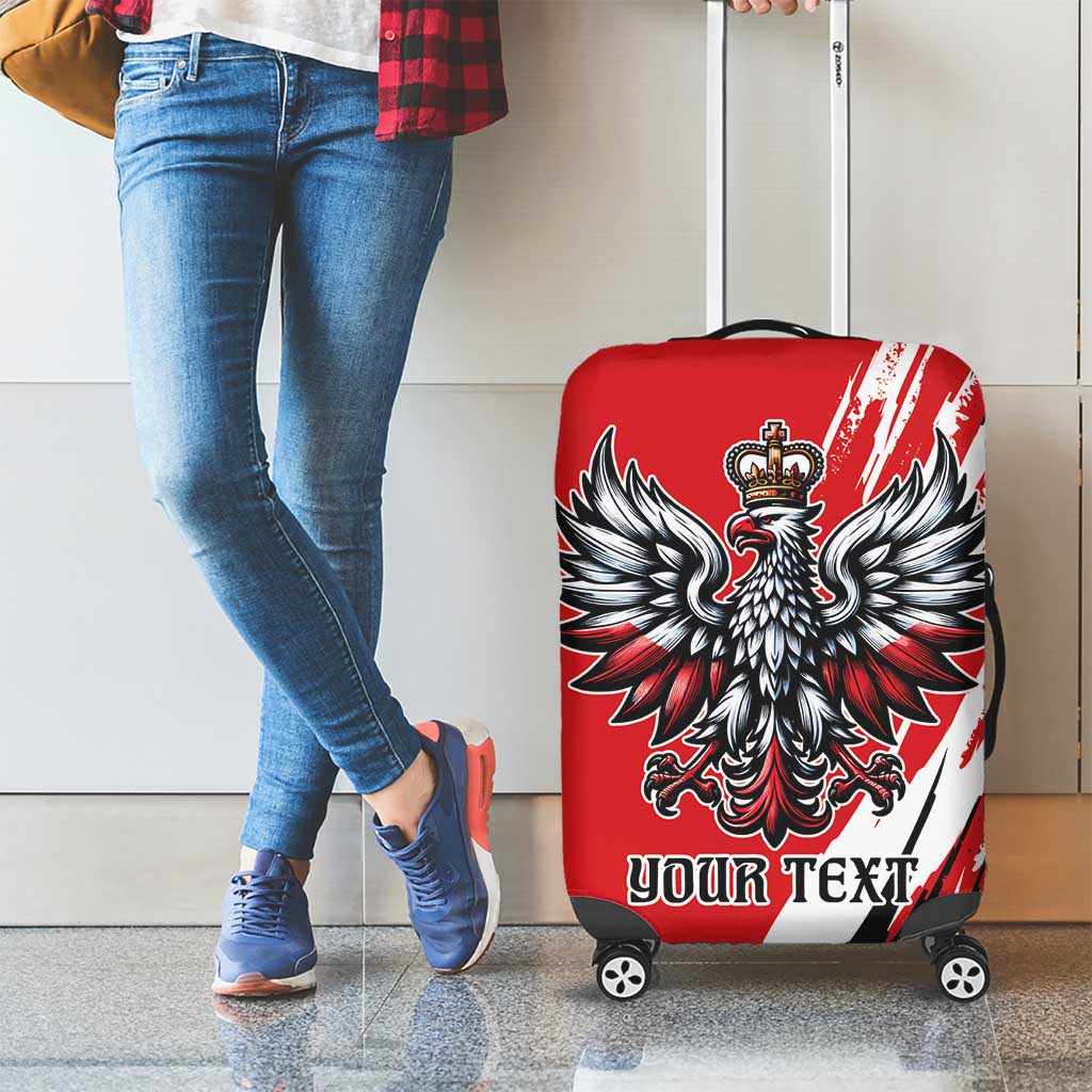 Poland National Flag Day Personalized Luggage Cover Polsk Eagle Simple Style LT9