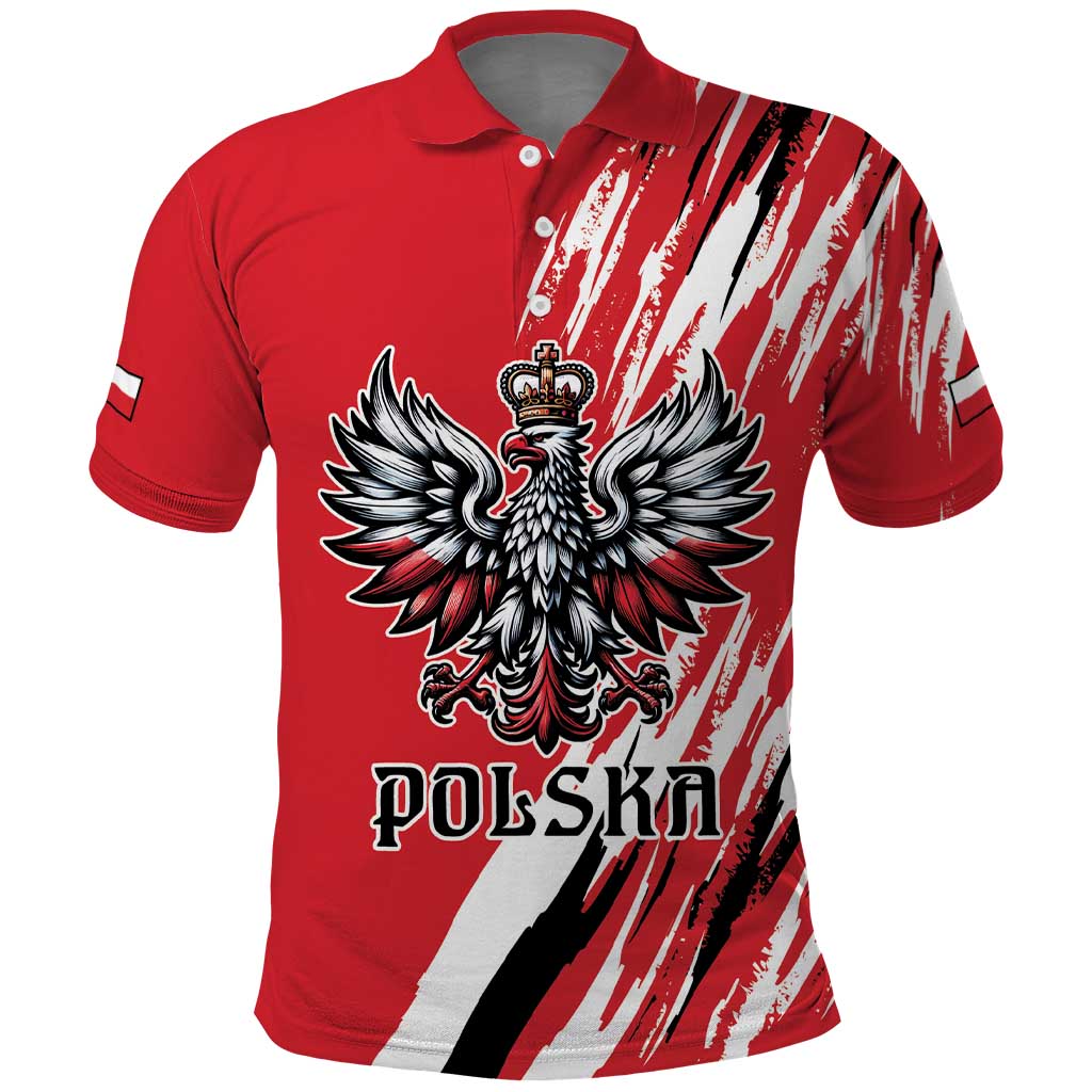 Poland National Flag Day Personalized Polo Shirt Polsk Eagle Simple Style LT9
