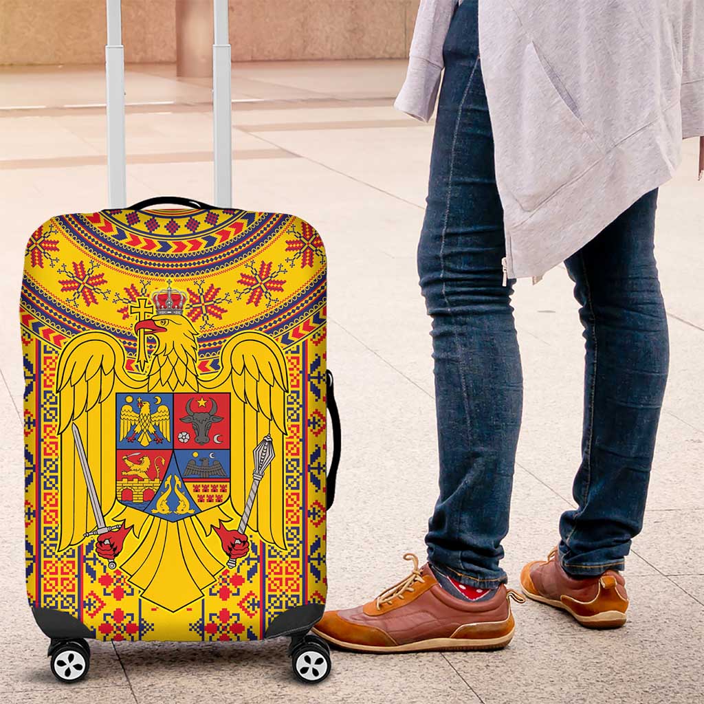 Romania Traditional Embroidery Pattern Luggage Cover LT9