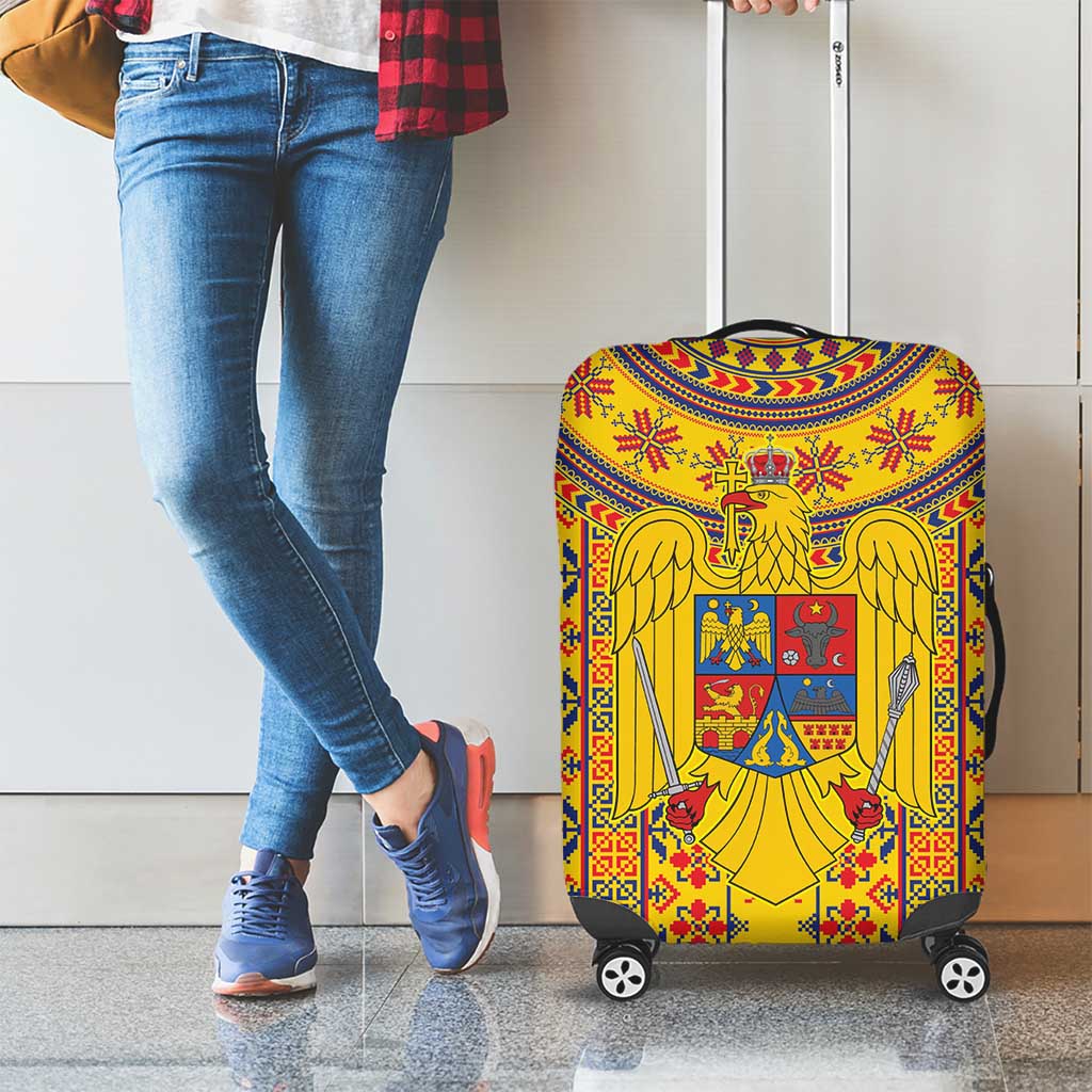 Romania Traditional Embroidery Pattern Luggage Cover LT9