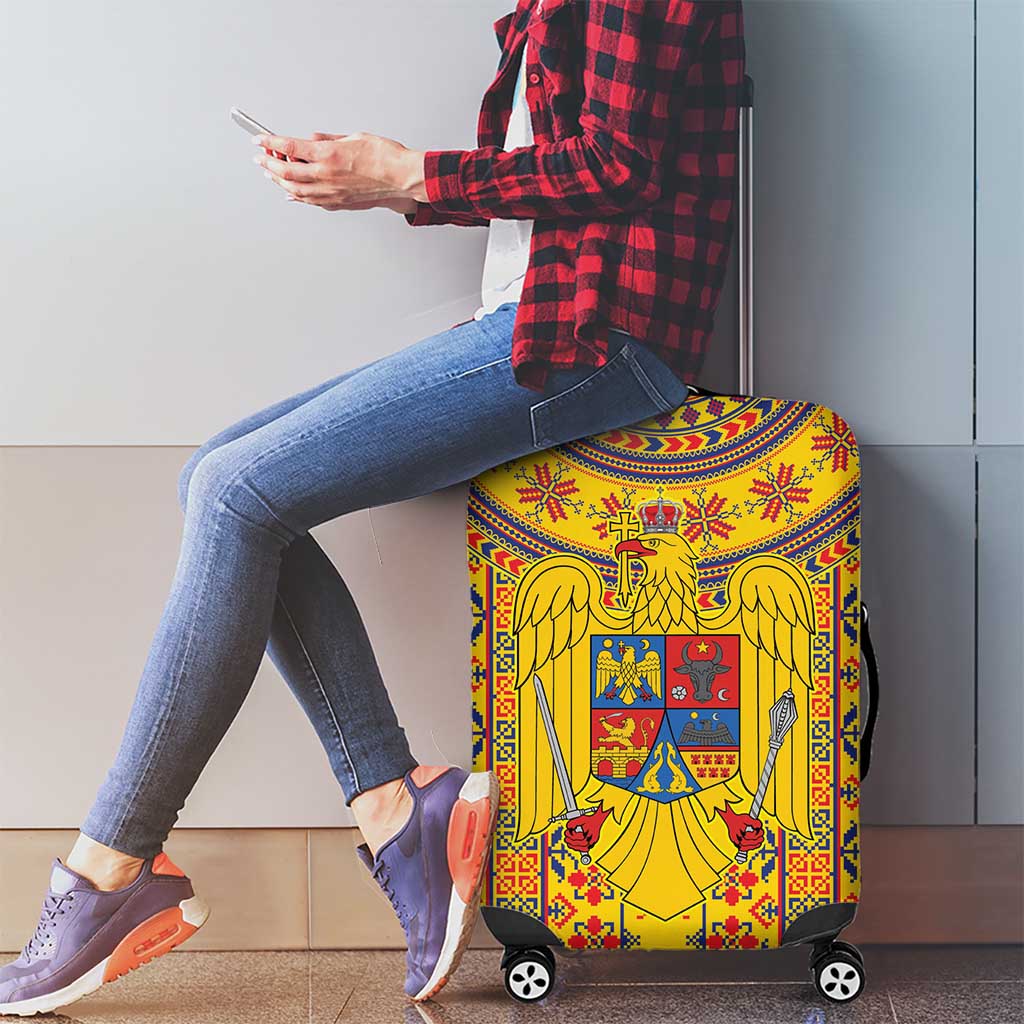 Romania Traditional Embroidery Pattern Luggage Cover LT9