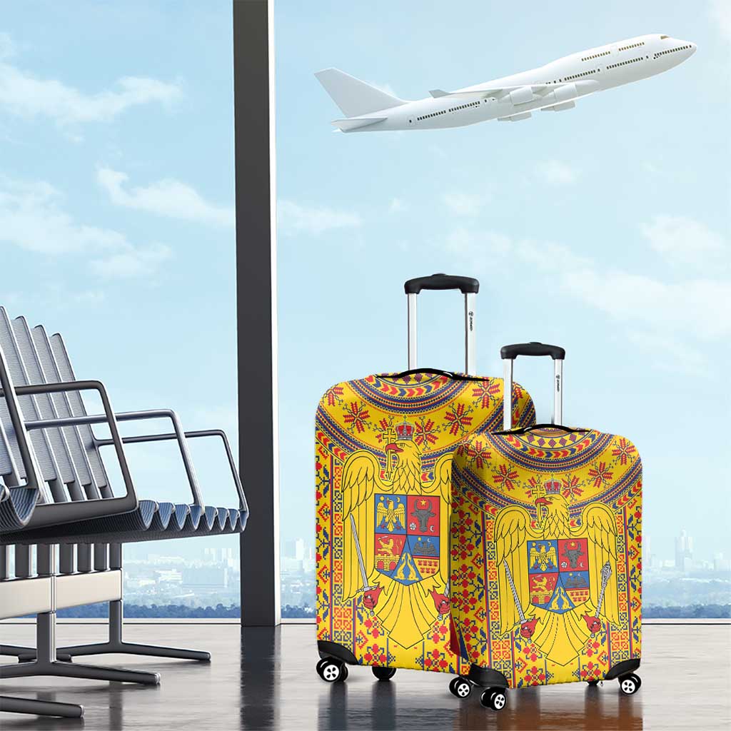 Romania Traditional Embroidery Pattern Luggage Cover LT9