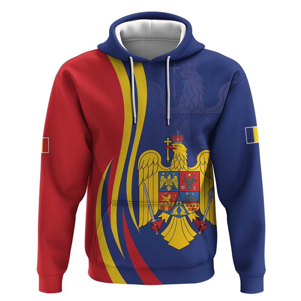 Romania Flag Day Personalized Hoodie National Golden Eagle LT9