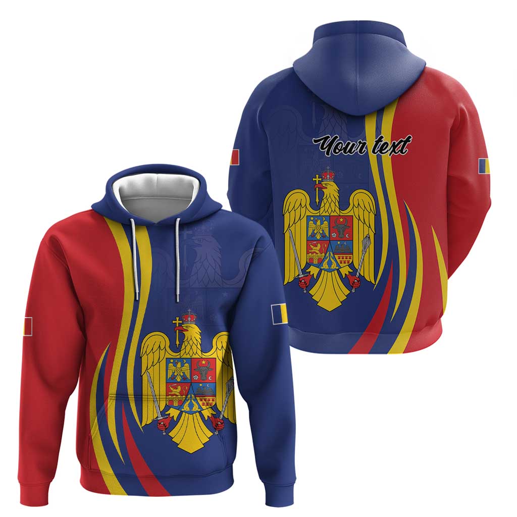 Romania Flag Day Personalized Hoodie National Golden Eagle LT9