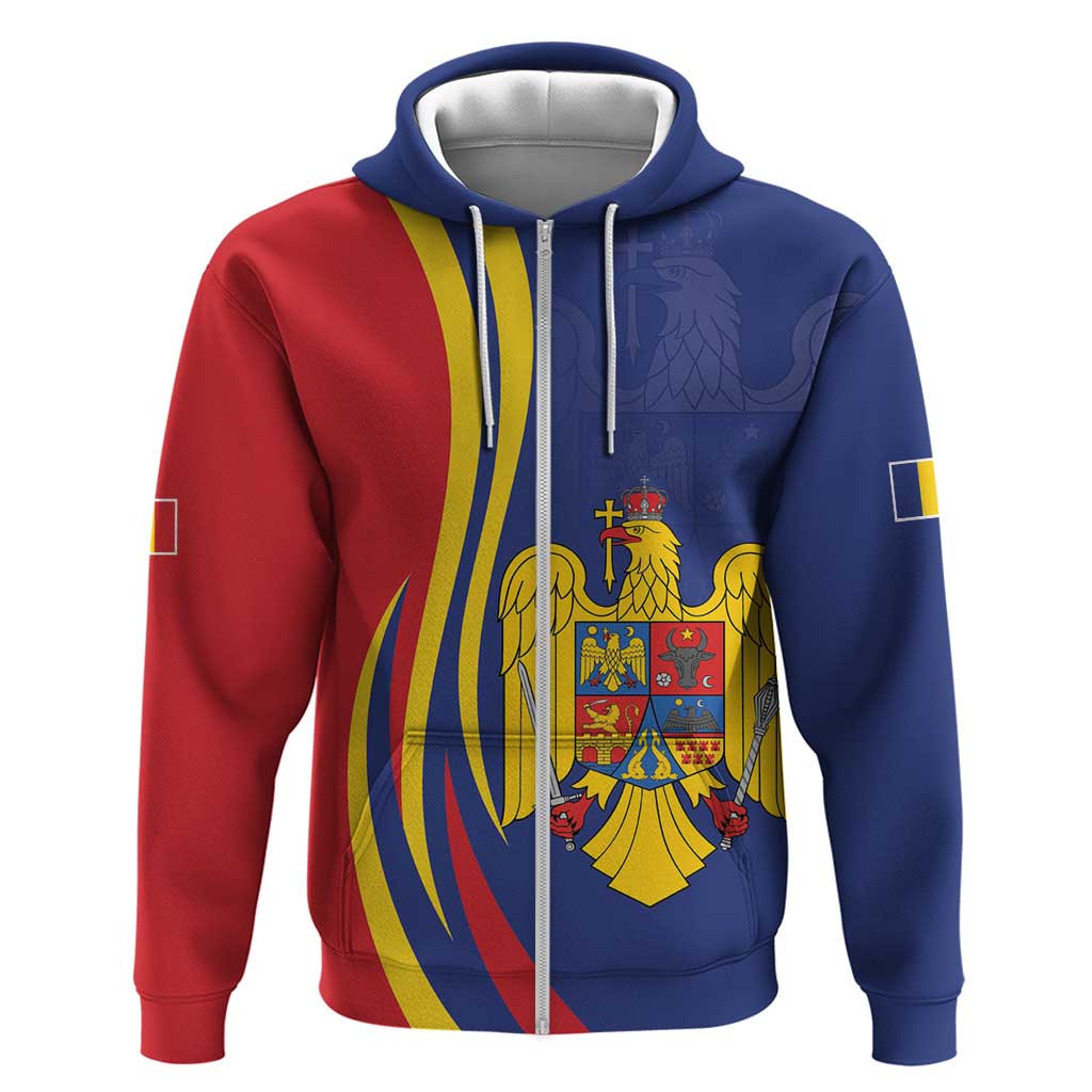 Romania Flag Day Personalized Hoodie National Golden Eagle LT9