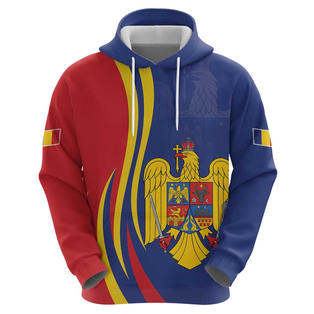 Romania Flag Day Personalized Hoodie National Golden Eagle LT9
