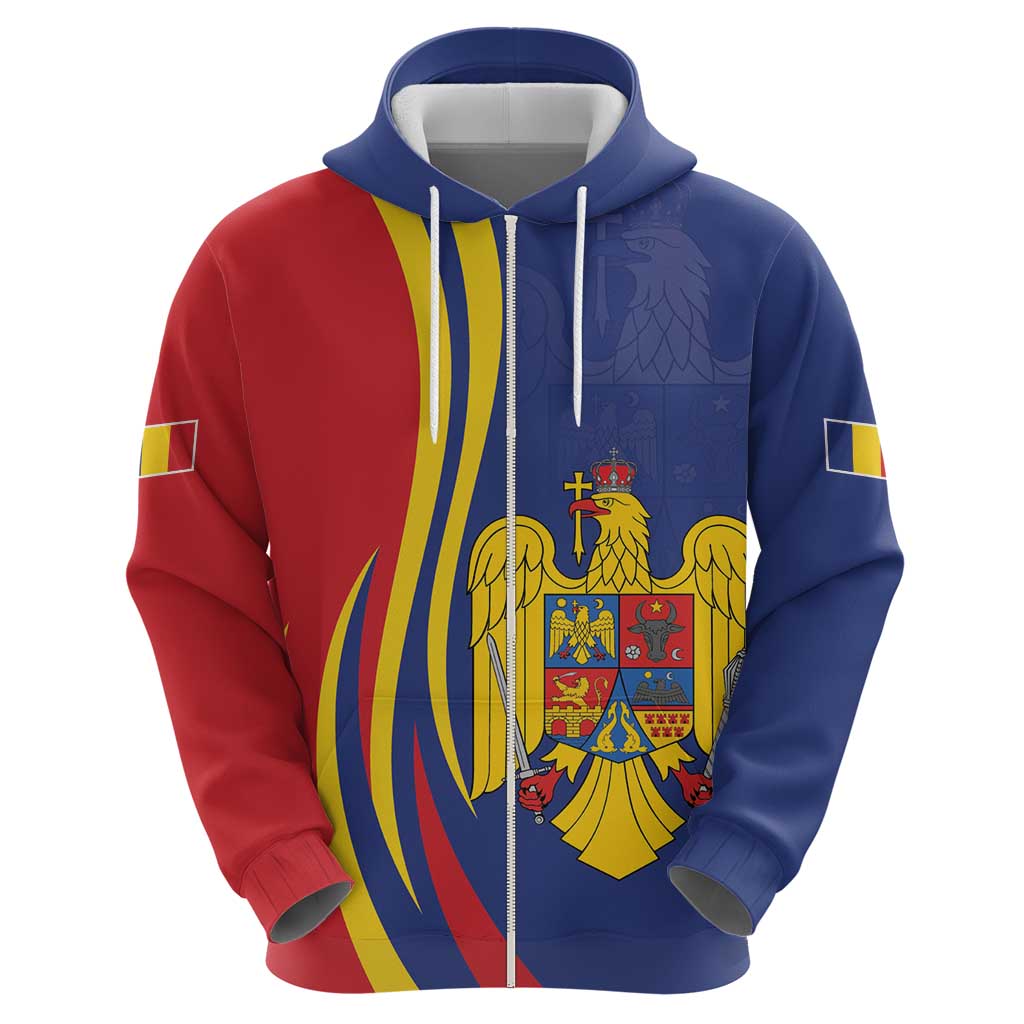 Romania Flag Day Personalized Hoodie National Golden Eagle LT9