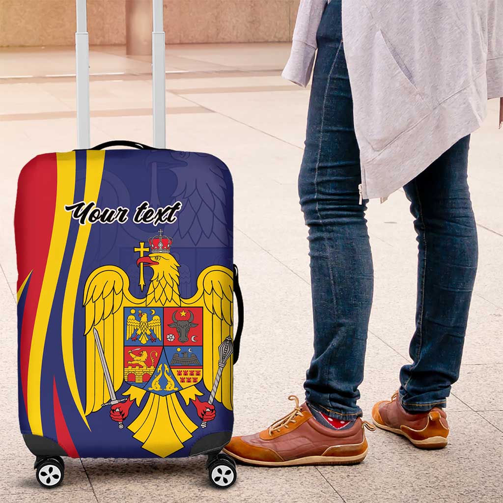 Romania Flag Day Personalized Luggage Cover National Golden Eagle LT9