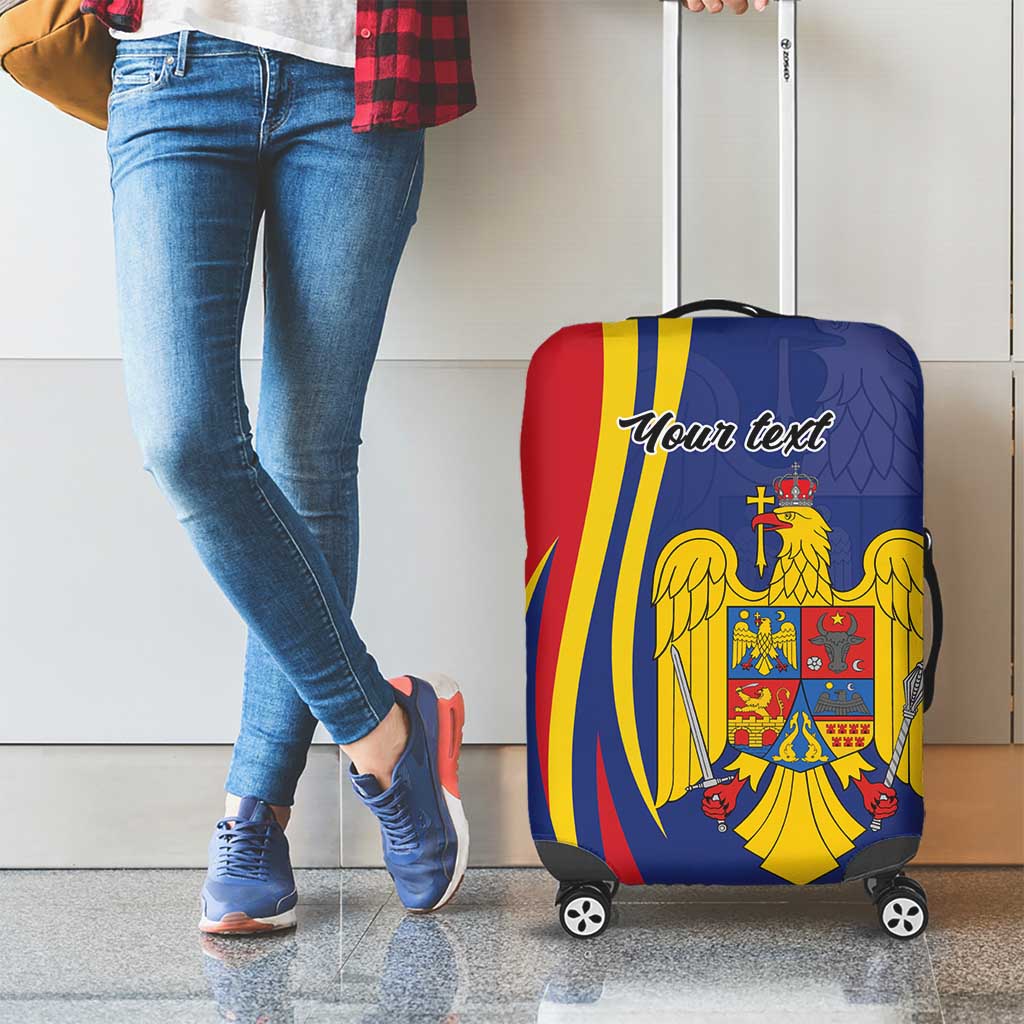 Romania Flag Day Personalized Luggage Cover National Golden Eagle LT9