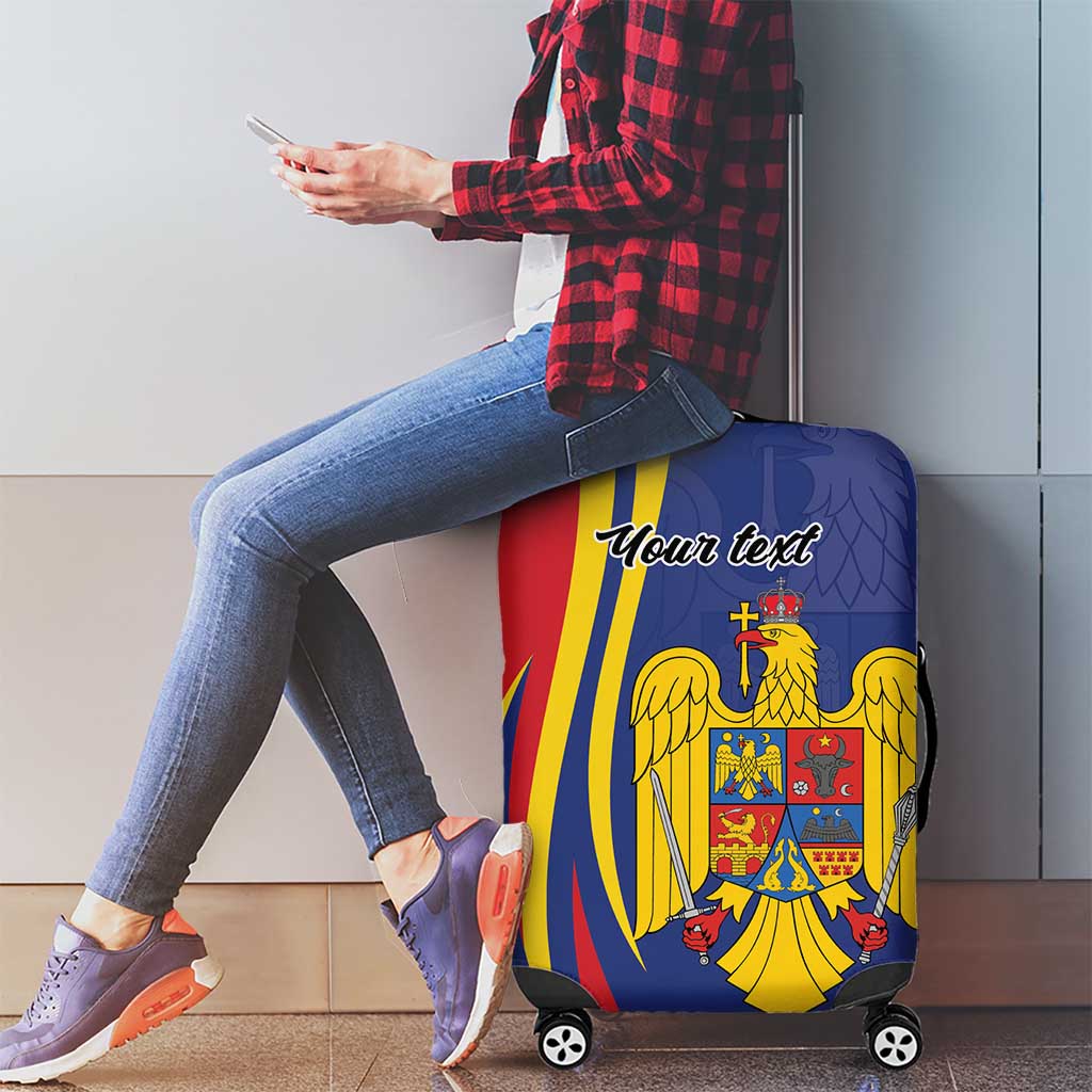 Romania Flag Day Personalized Luggage Cover National Golden Eagle LT9