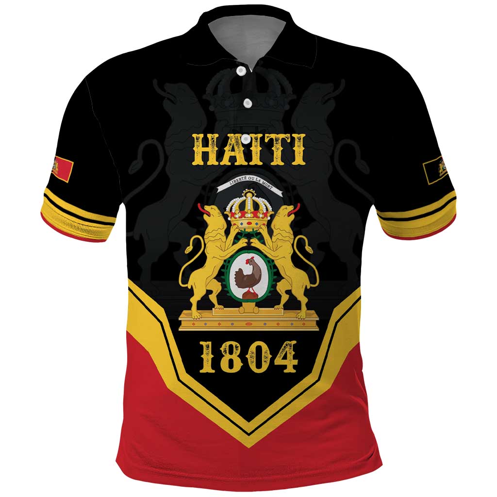 Haiti First Empire 1804-1806 Personalized Polo Shirt Haiti Liberte ou la Mort! LT9