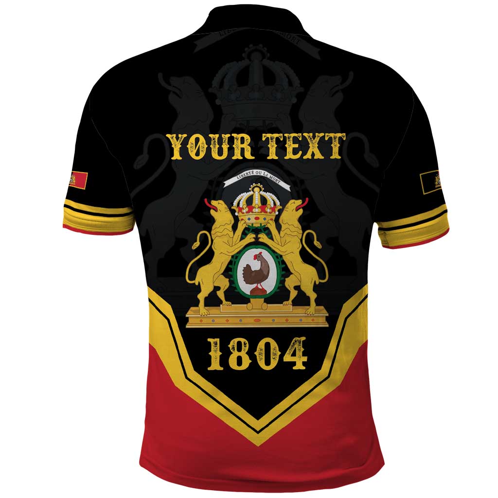 Haiti First Empire 1804-1806 Personalized Polo Shirt Haiti Liberte ou la Mort! LT9