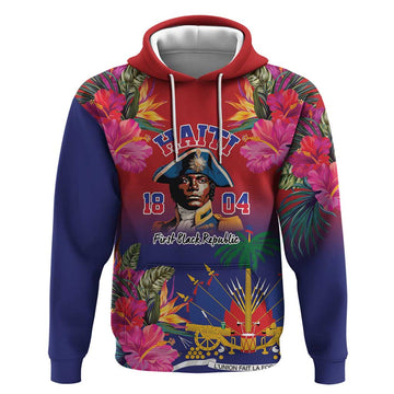 Haiti Toussaint Louverture Personalized Hoodie Haitian Revolution 1804 LT9