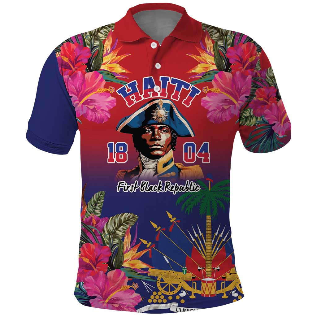 Haiti Toussaint Louverture Personalized Polo Shirt Haitian Revolution 1804 LT9