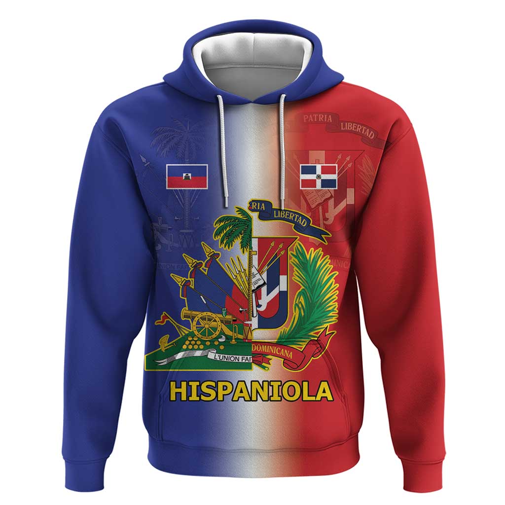 Hispaniola Personalized Hoodie Dominican Republic Haiti Map LT9