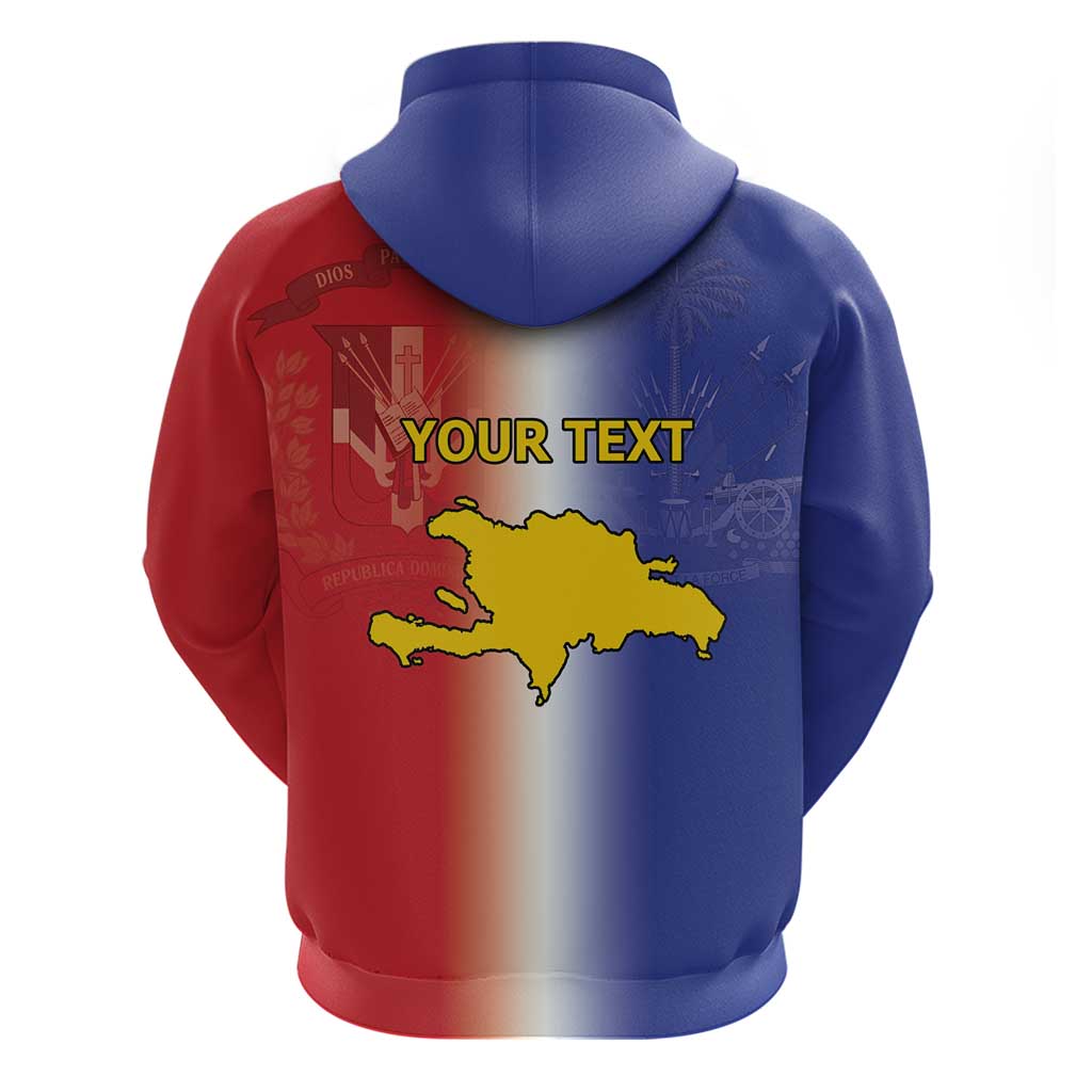 Hispaniola Personalized Hoodie Dominican Republic Haiti Map LT9