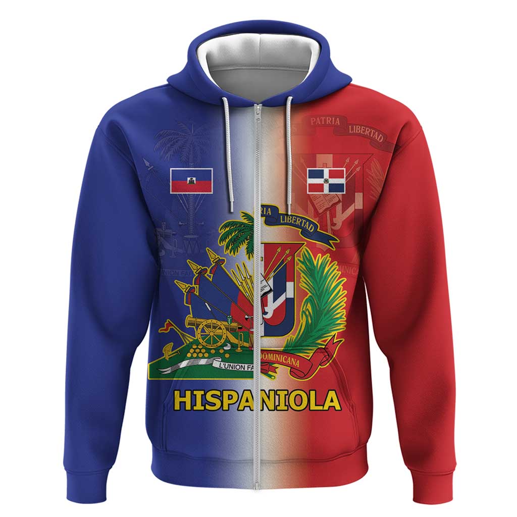 Hispaniola Personalized Hoodie Dominican Republic Haiti Map LT9