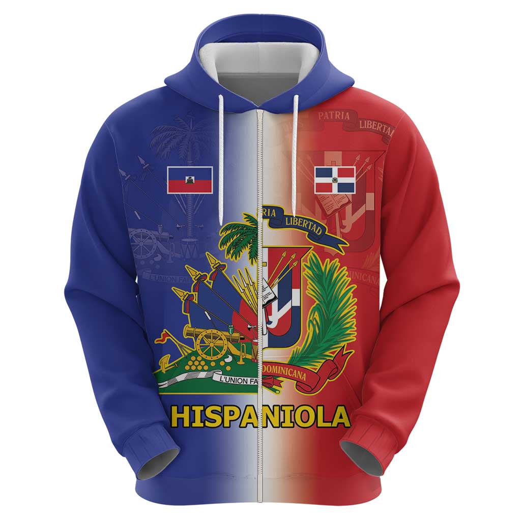 Hispaniola Personalized Hoodie Dominican Republic Haiti Map LT9
