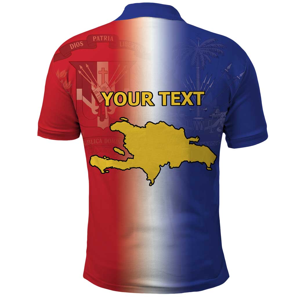 Hispaniola Personalized Polo Shirt Dominican Republic Haiti Map LT9