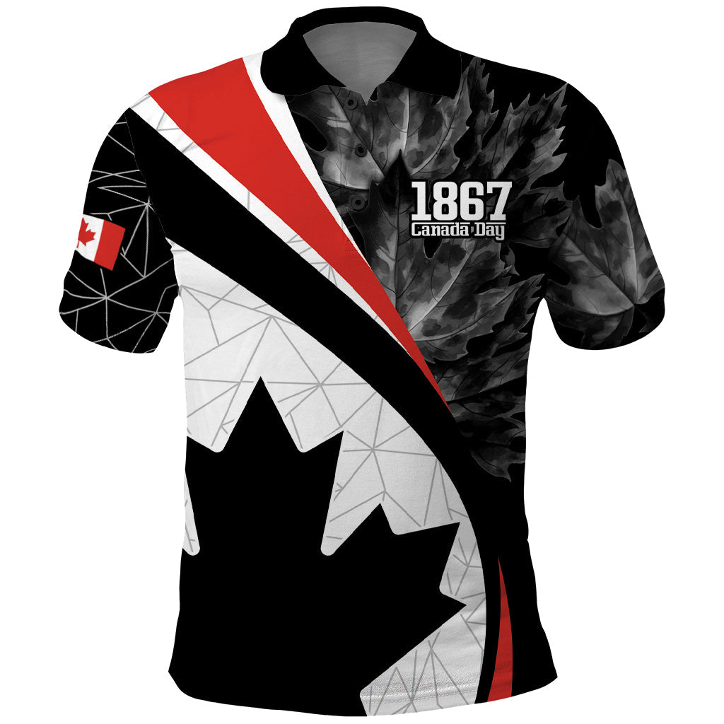 Personalized Canada Day Sine 1867 Polo Shirt With National Maple Leaf LT9