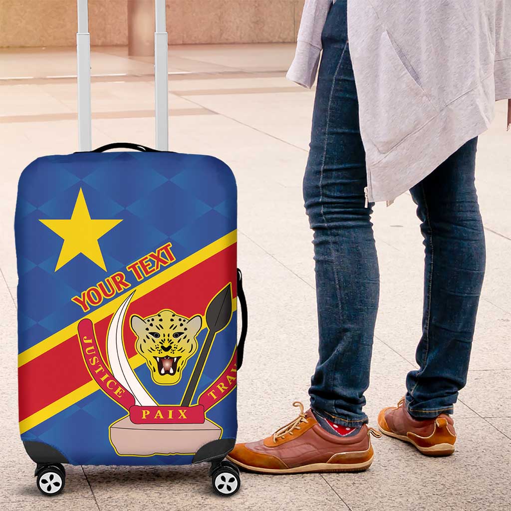 Democratic Republic of the Congo Personalized Luggage Cover Flag Style LT9