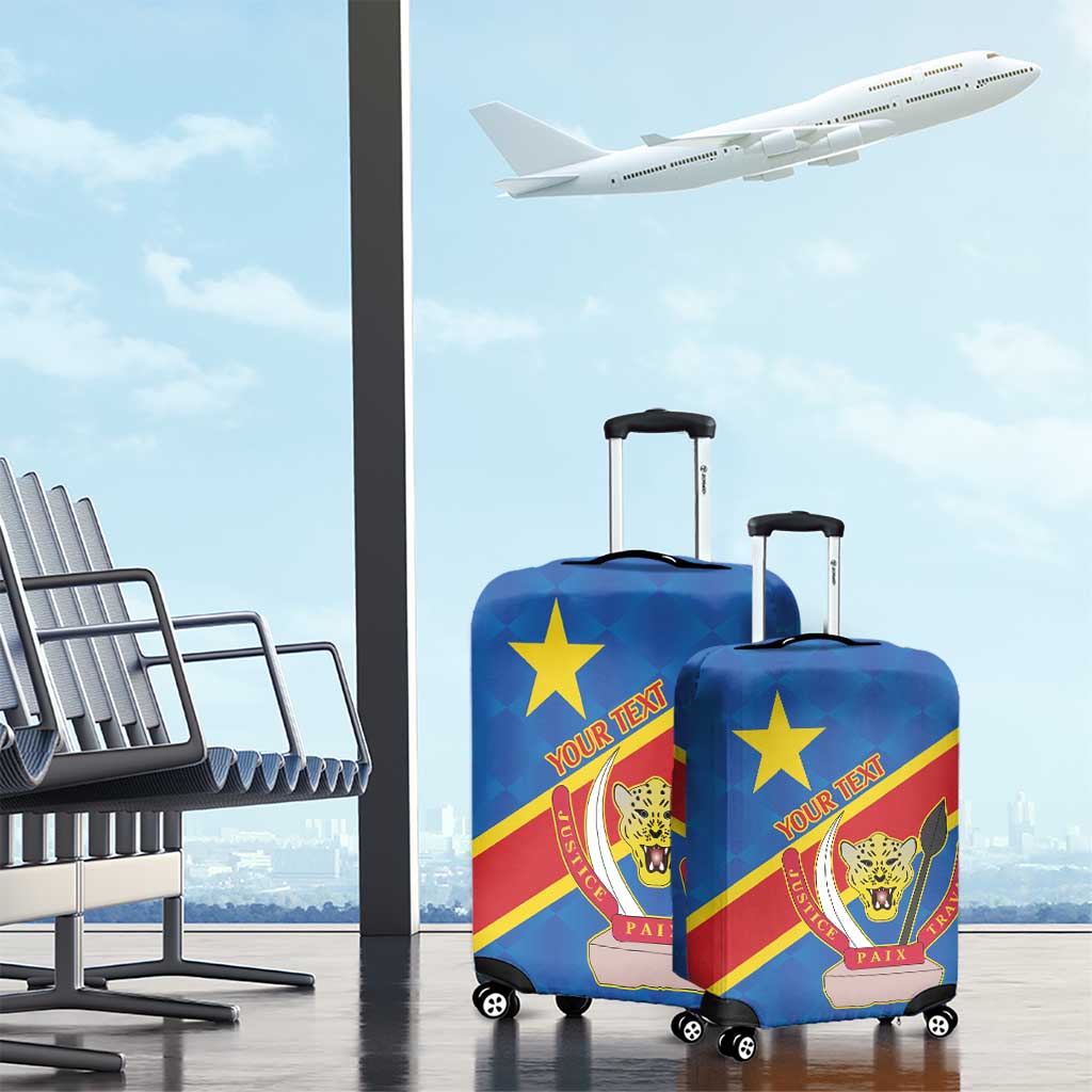 Democratic Republic of the Congo Personalized Luggage Cover Flag Style LT9