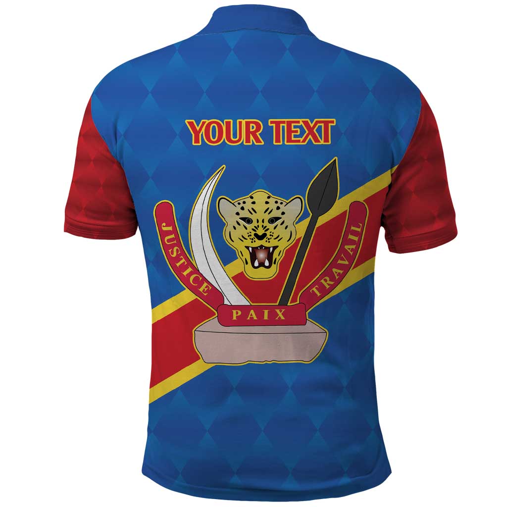 Democratic Republic of the Congo Personalized Polo Shirt Flag Style LT9