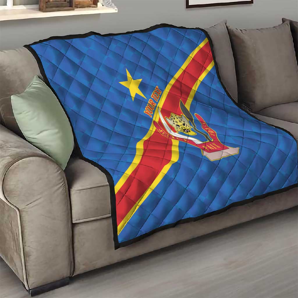 Africa DR of the Congo Personalized Quilt Flag Style LT9
