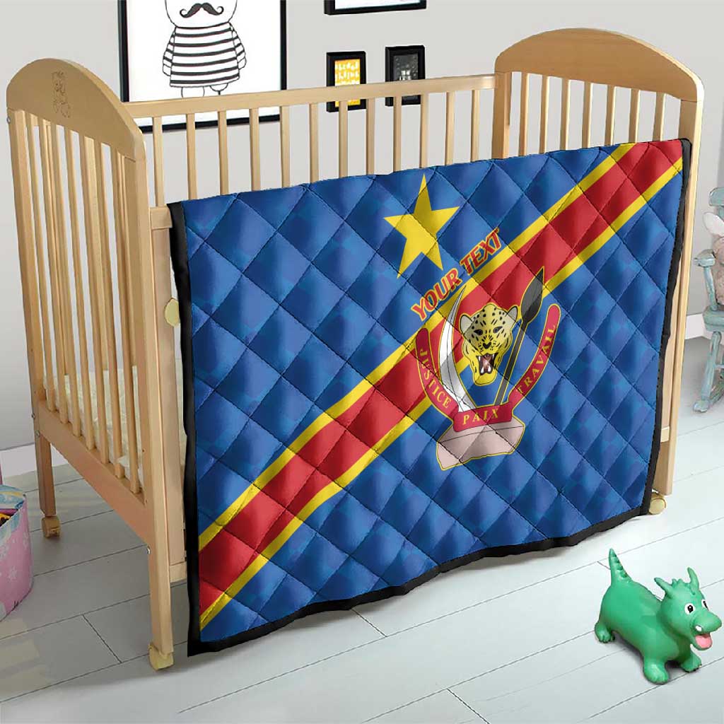 Africa DR of the Congo Personalized Quilt Flag Style LT9