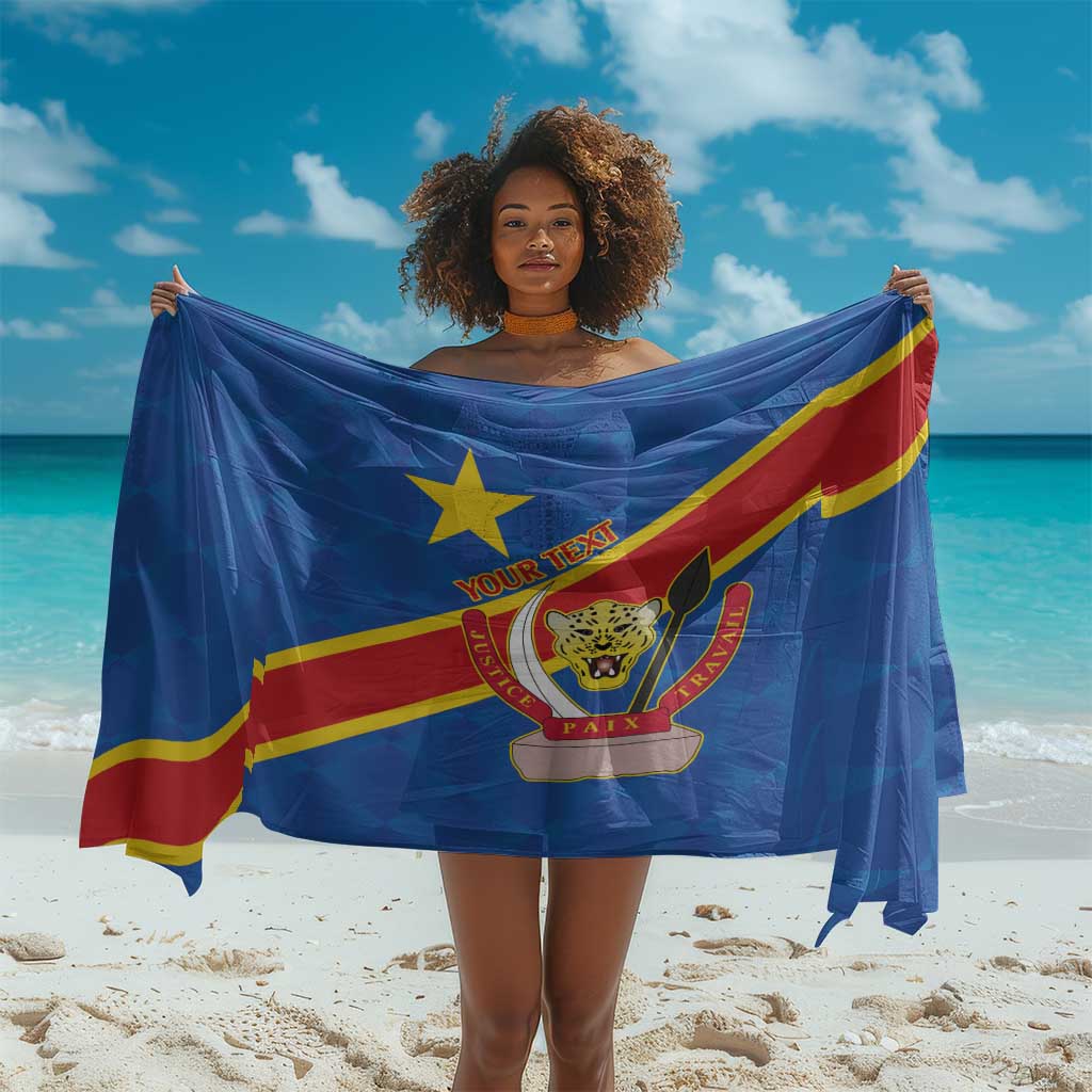 Africa DR of the Congo Personalized Sarong Flag Style LT9