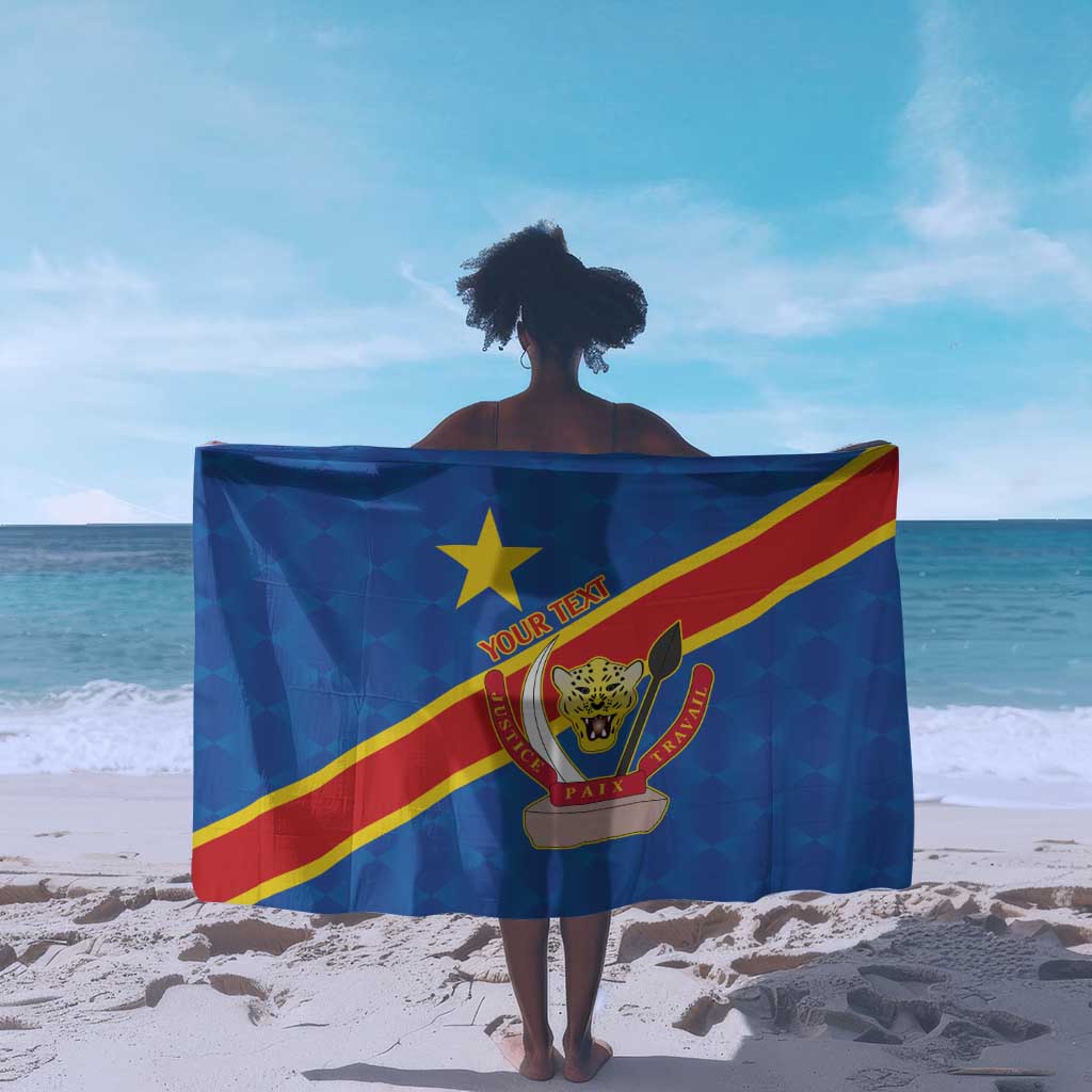 Africa DR of the Congo Personalized Sarong Flag Style LT9