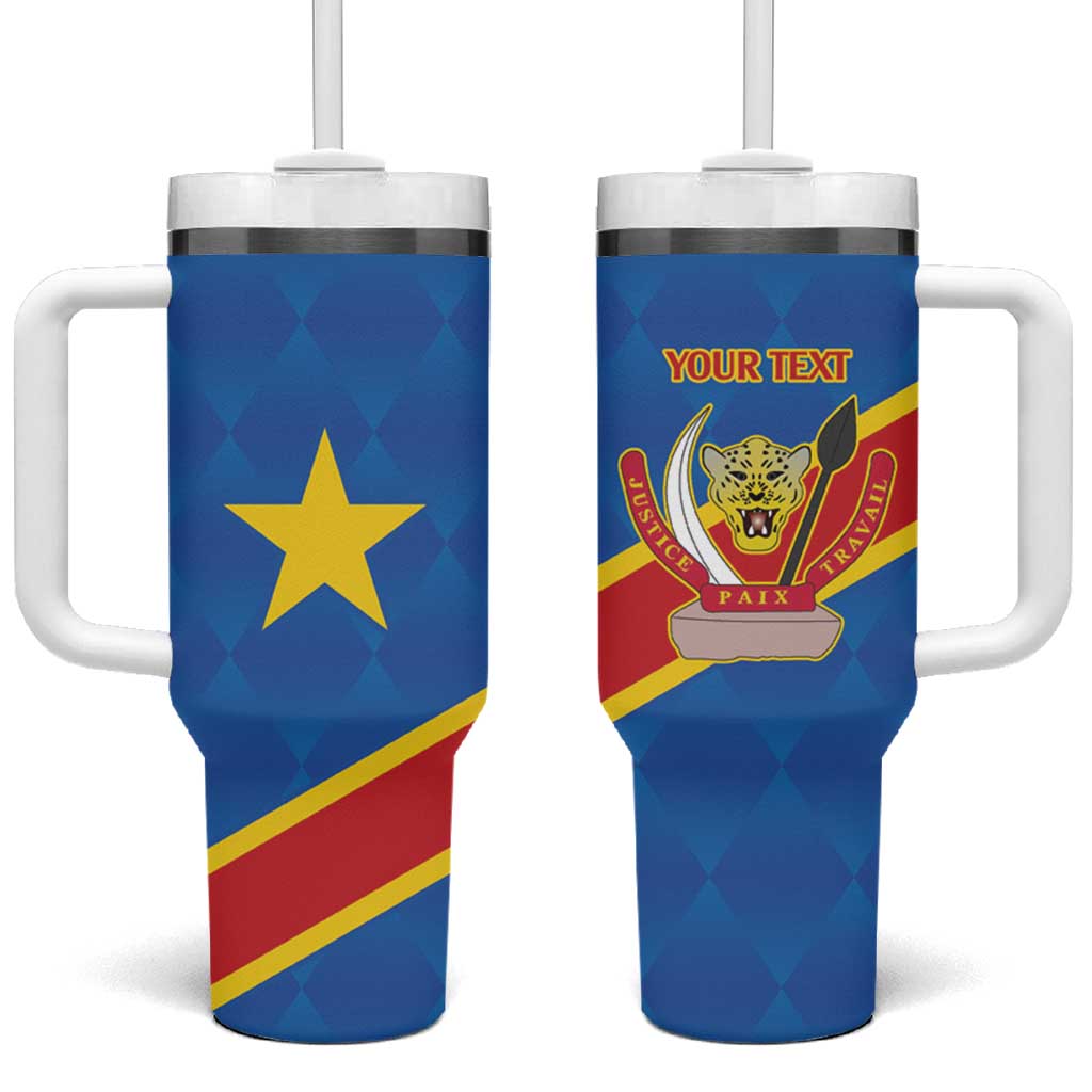 Africa DR of the Congo Personalized Tumbler With Handle Flag Style LT9