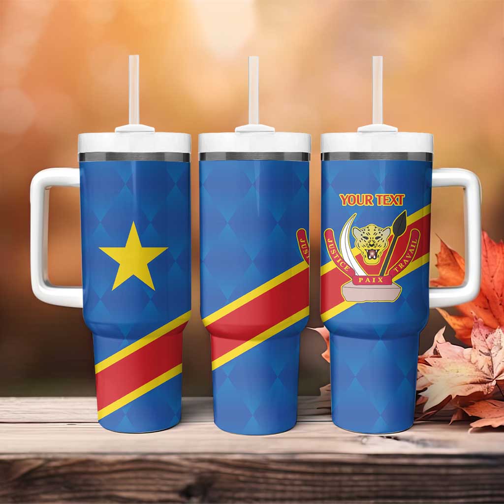 Africa DR of the Congo Personalized Tumbler With Handle Flag Style LT9