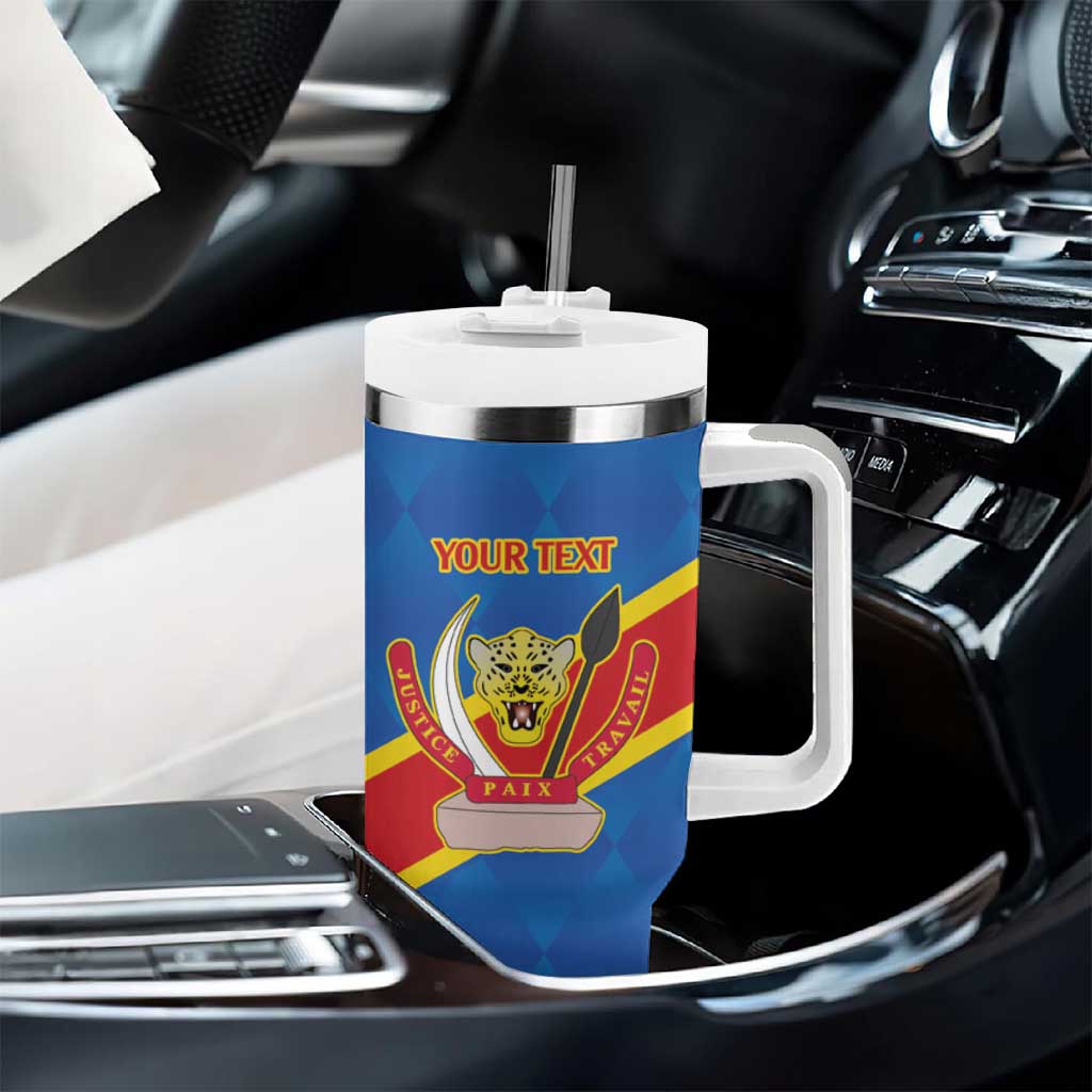 Africa DR of the Congo Personalized Tumbler With Handle Flag Style LT9