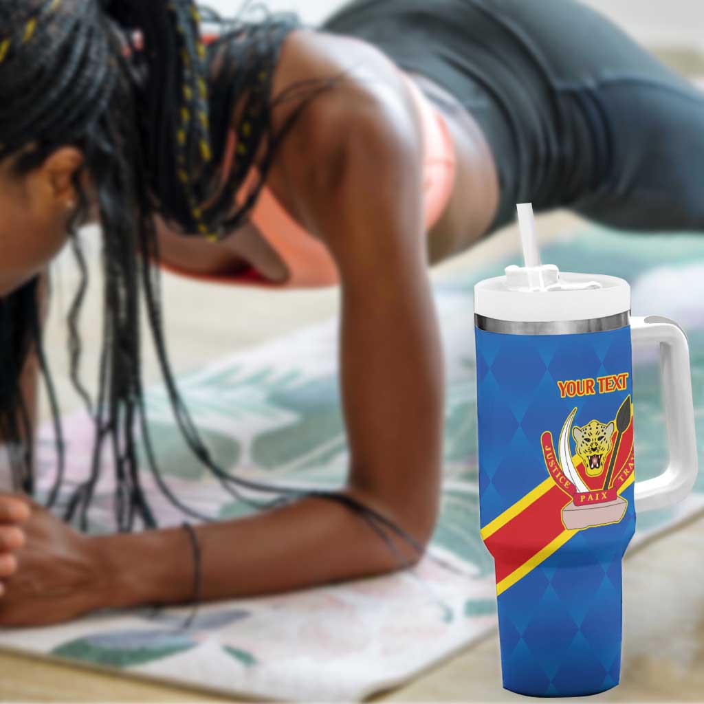 Africa DR of the Congo Personalized Tumbler With Handle Flag Style LT9