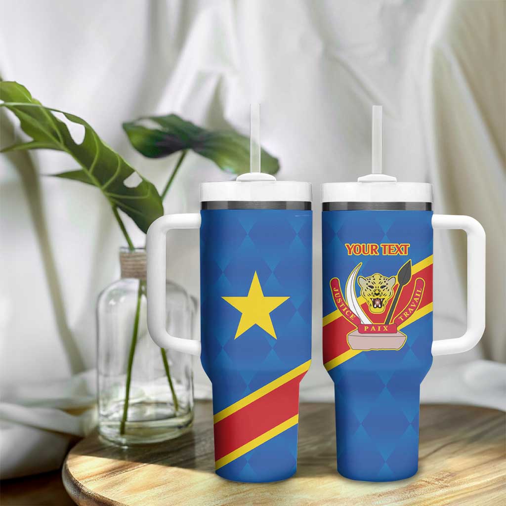 Africa DR of the Congo Personalized Tumbler With Handle Flag Style LT9