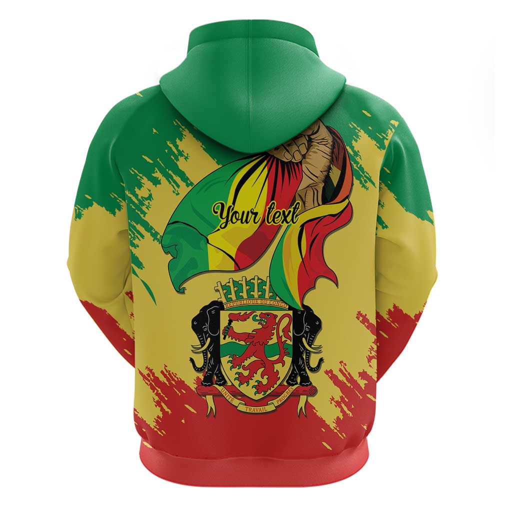 Republic of The Congo Independence Day Personalized Hoodie Congo-Brazzaville Since 1960 LT9