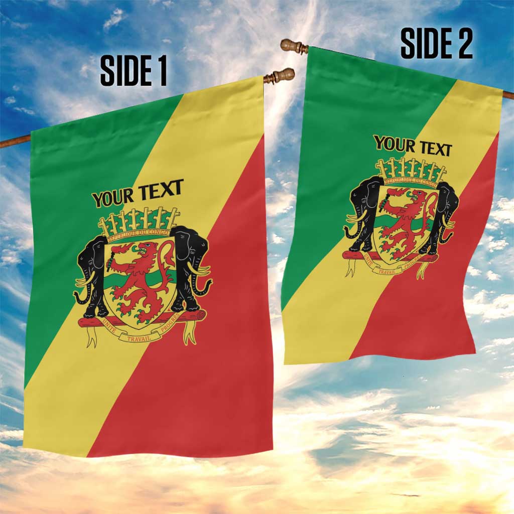 Republic of The Congo Personalized Garden Flag Simple Flag Style LT9