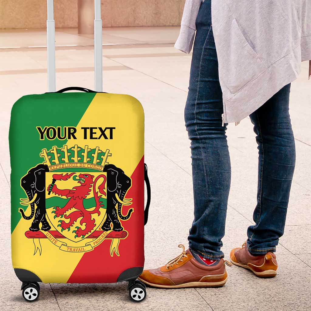 Republic of The Congo Personalized Luggage Cover Simple Flag Style LT9
