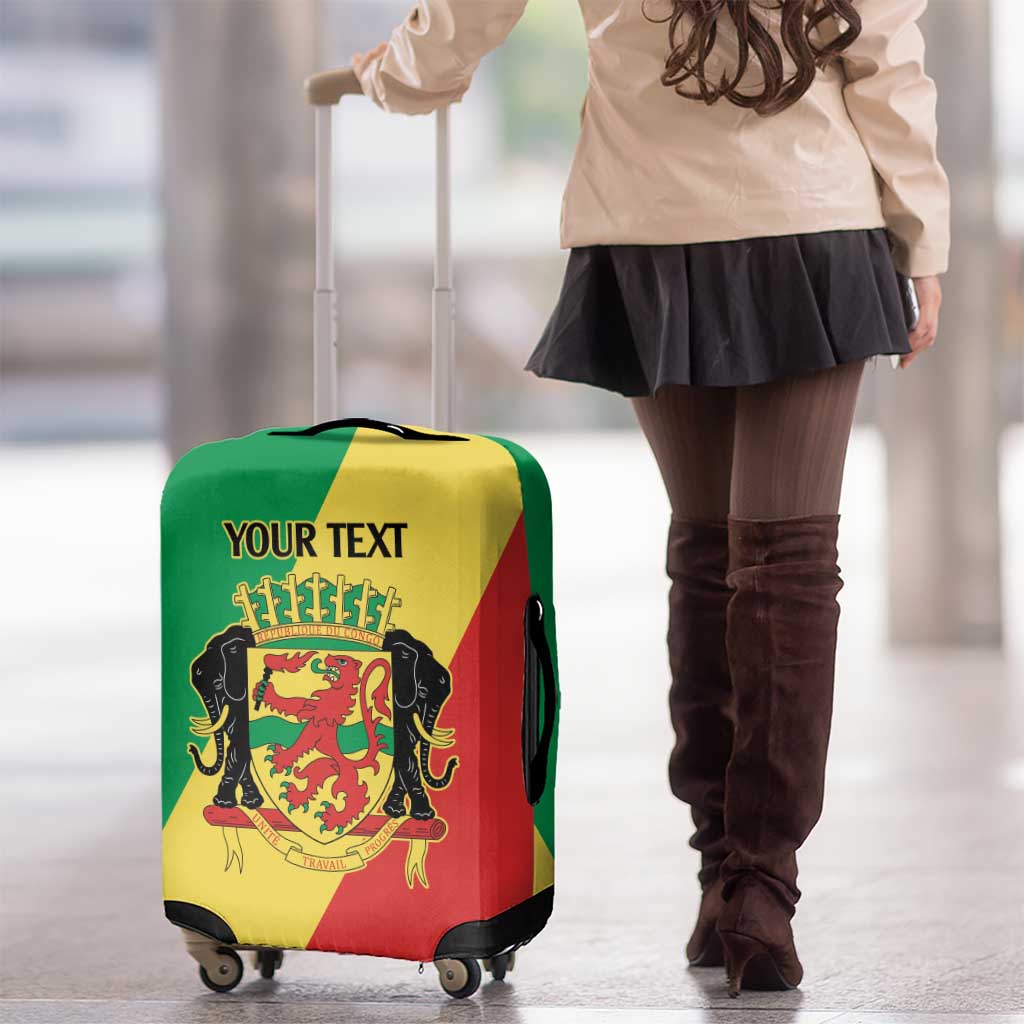 Republic of The Congo Personalized Luggage Cover Simple Flag Style LT9