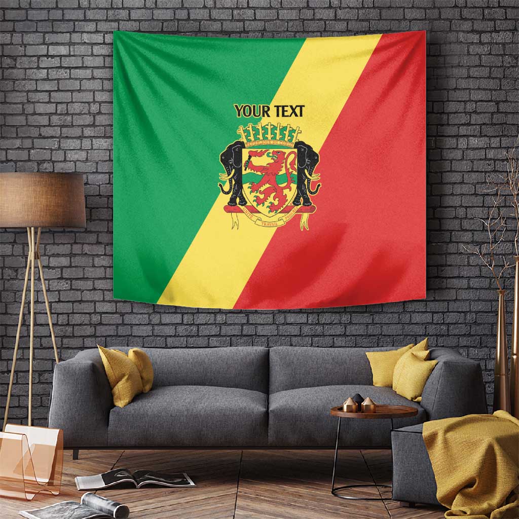 Republic of The Congo Personalized Tapestry Simple Flag Style LT9
