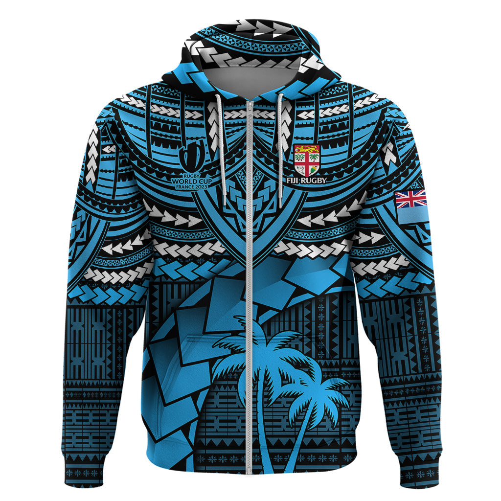 Custom Fiji Rugby Hoodie Go Fijian Tapa Arty with World Cup Vibe LT9