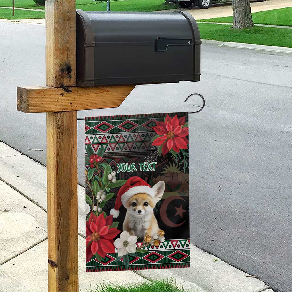 Algeria Christmas Personalized Garden Flag Fennec Fox Santa and Traditional Pattern LT9